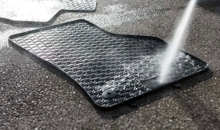 Rubber Floor Mat Deep Cleaning